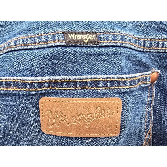 Wrangler Icons Demin Blue Jeans Size 40X32 Straight Leg Denim Stretch - Picture 5 of 6
